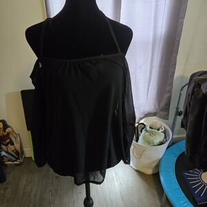 Elegant Black Women's Top